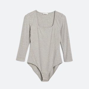 Heatherly 3/4 Sleeve Knit Bodysuit